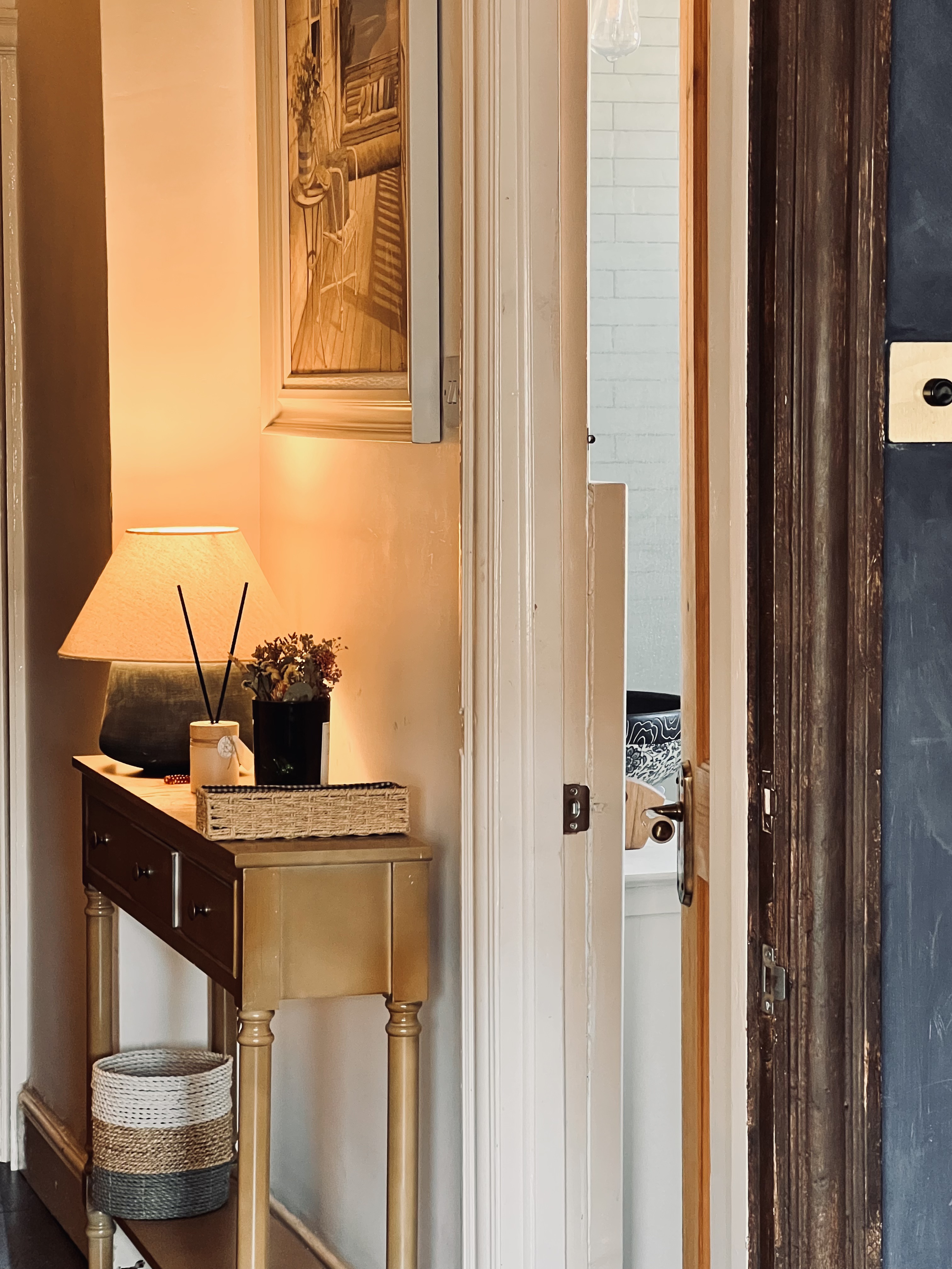 Cosy fireplace corner