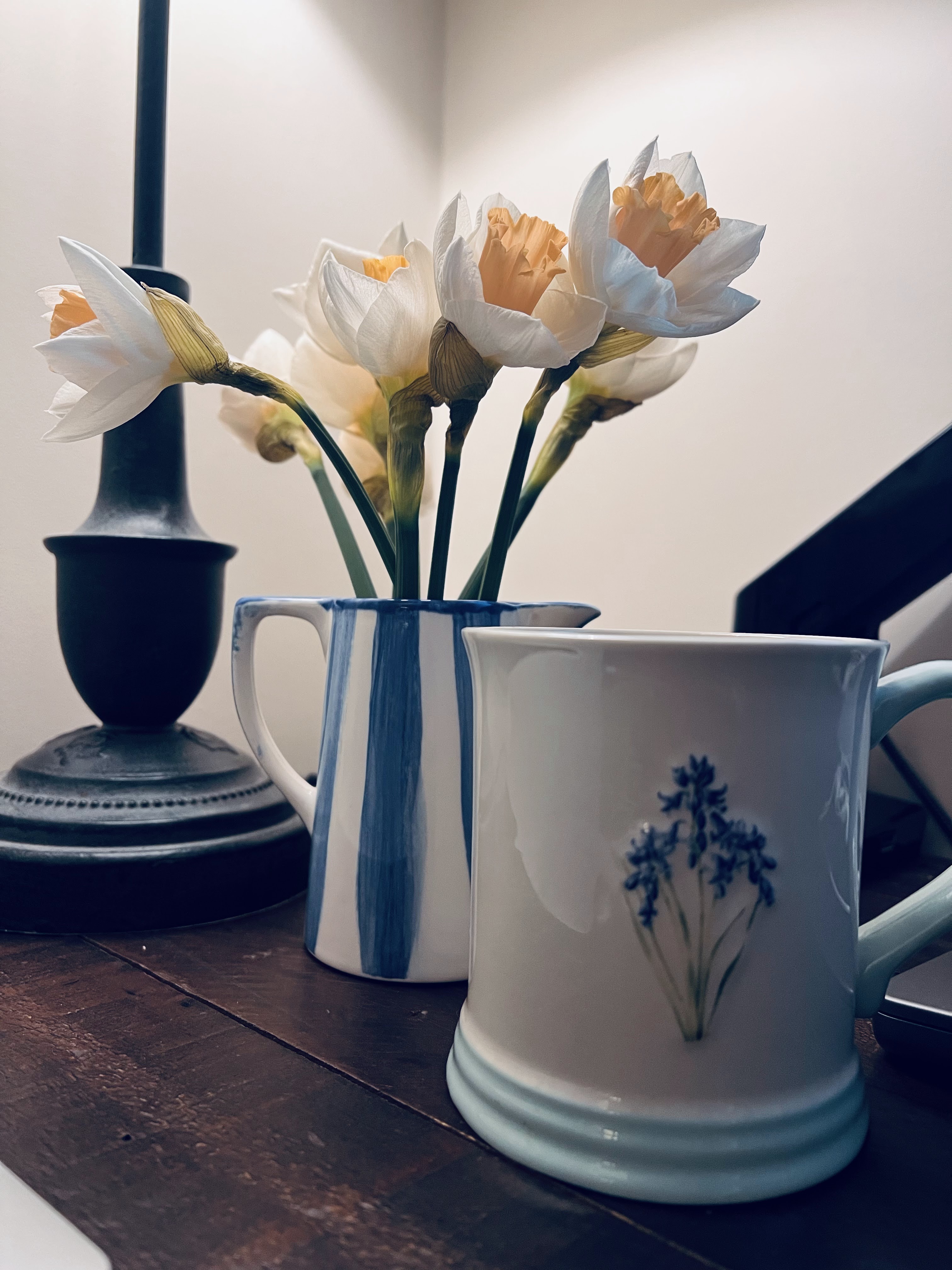 Cottage exterior with climbing roses